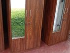 2 Door Melamine Glass Wardrobe Brand New