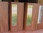 2 Door Melamine Glass Wardrobe
