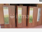 2 Door Melamine Glass wardrobe