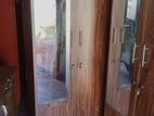 2 Door Melamine Glass Wardrobe