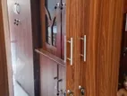 2 Door Melamine Glass wardrobe