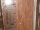 2 Door Melamine Glass Wardrobe