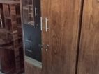 2 Door Melamine Glass Wardrobe