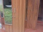 2 Door Melamine Glass Wardrobes