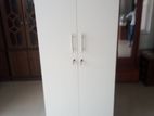 2 door melamine white cupboard (K-9)