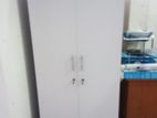 2 door white cupboard (K-46)