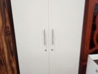 2 Door White Melamine Cupboard (K-9)