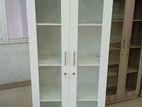 2 Door white Melamine Office Cupboard .