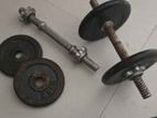 2 Dumbbells with 10kg Weights (2.5kg ×4)