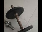 2 dumbells with 10kg weights (2.5kg ×4) sale