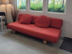 2 IKEA Red sofas