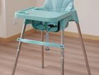 2 In 1 Baby High Feeding Chair With Cushion Padded