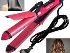 2 in 1 Hair Tool Smoothing Professional - Straightening & Curling Iron