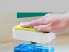 2 in 1 Soap Liquid Dispenser with Double side Sponge