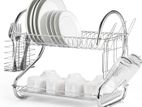 2 Layer Dish Drainer Rack