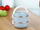 2 layer Stainless Steel Portable Lunch Box