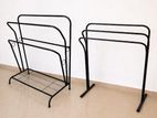 2 Metal Cloth Racks