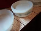 2 Noritake Deep Dishes with Lids 1 Large Dish