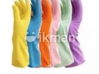 2 Pairs of Reusable Latex Safety Gloves