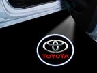 2 Pcs Car Door Welcome Light Logo Projector Badge for Toyota Vehicles