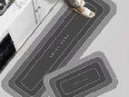 2 Pcs Kitchen & Bathroom Shower room Floor Carpet
