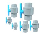 2 Piece Blue Ball Valve 1/2" , 3/4", 1" 1 1/2", 2"