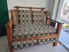 2 Seater Teak Sofa