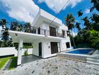 2 Storey House with Swimming Pool for Sale in Sapugaskanda