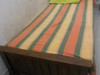 Teak Bed with Mattress