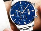 2023 Luxury Fashion Mens Watches Silver Stainless Steel