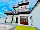 2024 Built Nice Black & White Luxury Upstairs House For Sale Negombo