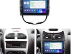 206 Peugeot car android oem dvd audio setup with panel