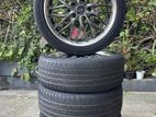 215/45-17 Tires with Alloy Wheels
