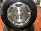 215/65R14 96H Alloy wheel With Tyres 4 Set Japan Dunlop
