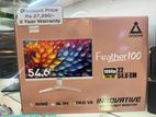 22-Inch Frameless Flat LED Monitor (White, 100Hz)