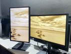 22" Wide Samsung LED (DP +DVI +VGA) Monitors Full HD