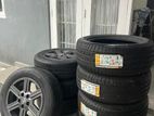 225/55/17 Inches Japan Tyres with 16 Inch Wheel