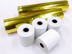 2.25 Inch Gold Repine Paper Roll 58mm Size