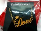 22k Gold Plated Name Neckless