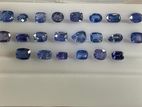 22pcs, 29cts, Unheated Natural Blue Sapphire