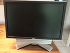 23 inch Dell LCD Monitor and Sound Bar Speaker.