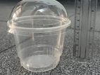 230ml Transparent Dessert Pudding Mousse Cake Cup with Dome Lid