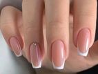 24 Pieces French Fake Nails for Women