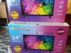 24'' Wisdom HD LED TV Japan Tech 2024