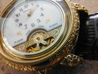 24K Gold Plated Antique Swiss Made 1910 Tourbillon Wrist Watch