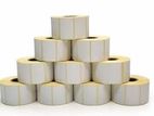 24mm X 12mm Thermal Transfer 4ups 20000 Pcs Lable Roll