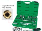 24PCS Professional Grade 1/2" DR. Flank Socket Set Click