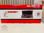 25-Piece Socket Wrench Set - Dbl
