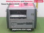 2.5KVA Generator and Welding Machine / Made in Japan LJM