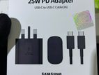 25W Original Samsung PD Adapter And Cable